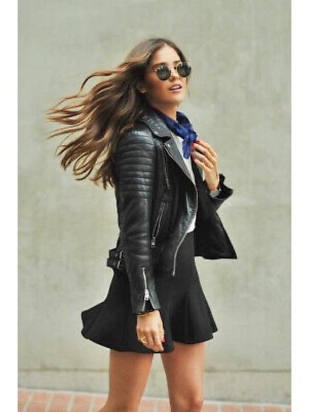 Allsaints Papin Leather Jacket US 2 UK 6